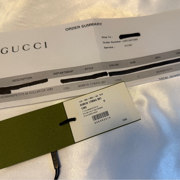 Authentic Gucci Marmont Black and Brown Wallet - Picture 5 of 5